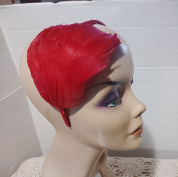 Feathered Flapper Headband 1920's Style - Picture 8 of 9